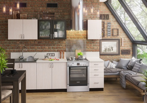 Кухонный Гарнитур Хозяюшка 2000 мм/Разные Цвета