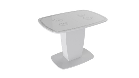 Стол Раздвижной «Аризона» Тип 2 Белый Глянец Разный Принт/Д-1100/1420 мм x Ш-770 мм x В-750 мм