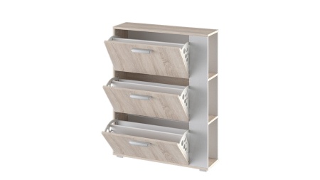 Тумба для Обуви «Элегия» Тип 1 Разные Цвета (Ш-790 мм x В-1016 мм x Г-226 мм)