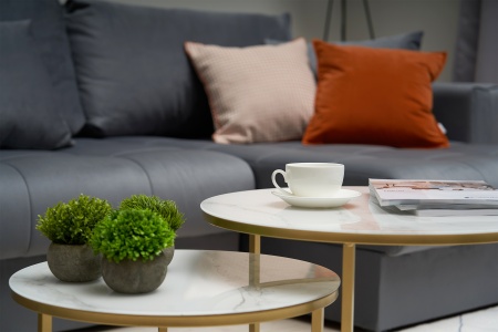 Диван п-образный тик-так Монарх М1О2 темно-серый