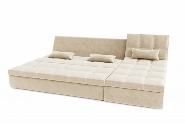 Диван Прямой Коста-Рика 2 с Оттоманкой (Ш-2260 х Г-1800 х В-1020 мм)/Разные Цвета