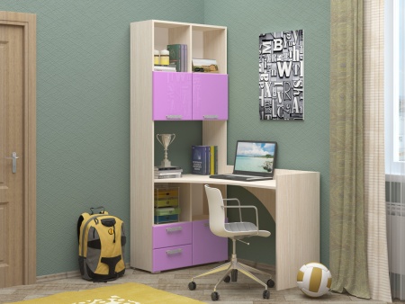 Детская Ириска-4 МДФ (Ш-800 х В-2002 х Г-1145 мм)/Разные Цвета